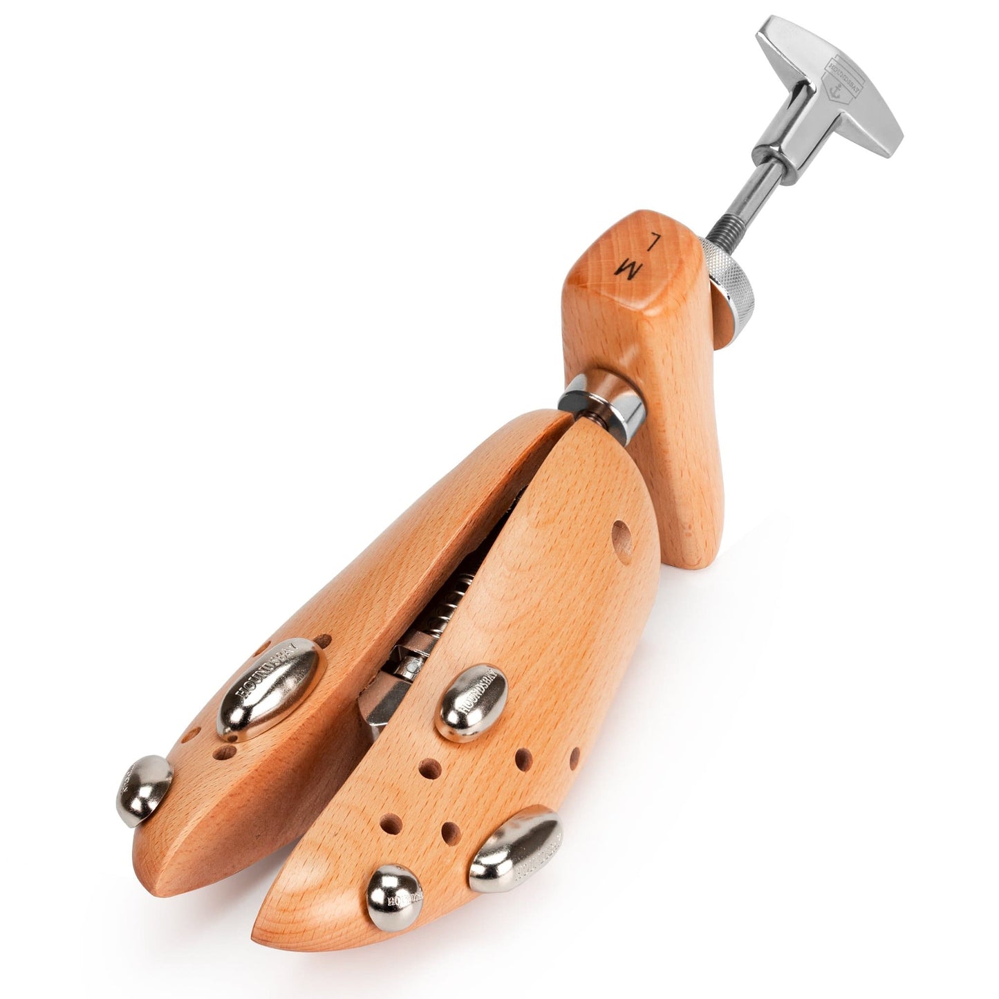 HOUNDSBAY Shoe Stretcher The Bulldog - Heavy-Duty Wood & Metal 2-Way Premium Shoe Stretcher