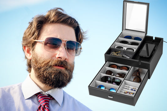 The Epic Sunglasses Organizer that Outshines All Others