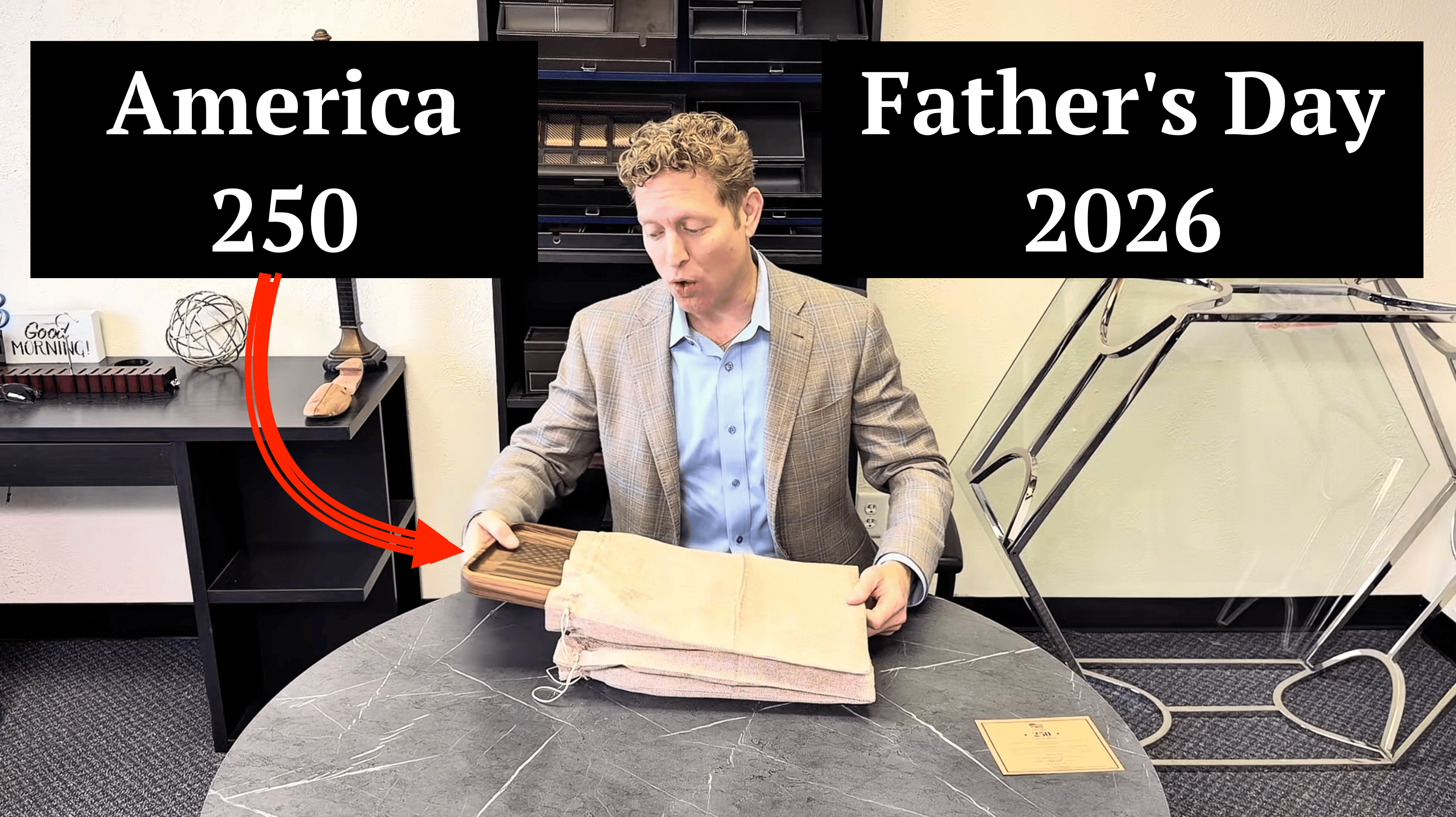 Load video: Explaining the Freedom Tray - Best Fathers Day Gift for America's 250th Anniversary