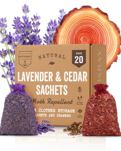HOUNDSBAY Cedar and Lavender Sachets