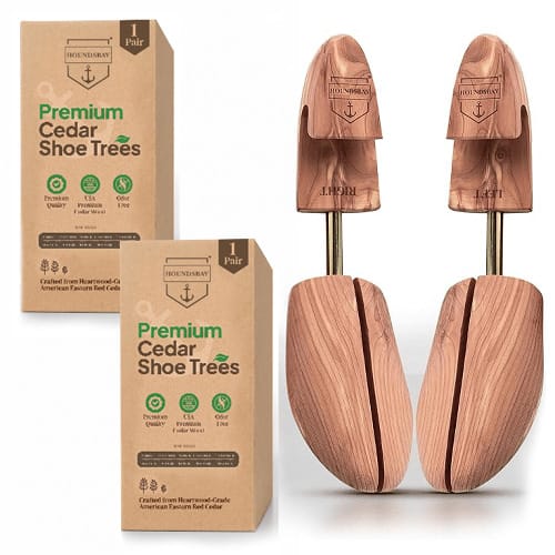 HOUNDSBAY Cedar Shoe Tree XX-Large / 13.5 - 15 / 2 Pack Baskerville