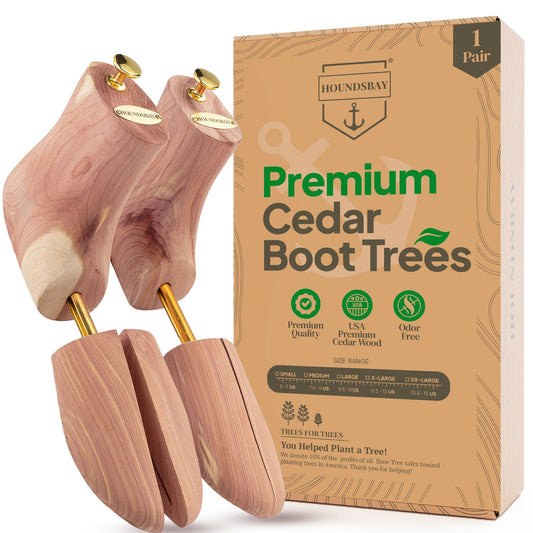 HOUNDSBAY Shoe & Garment Care Cedar Boot Trees