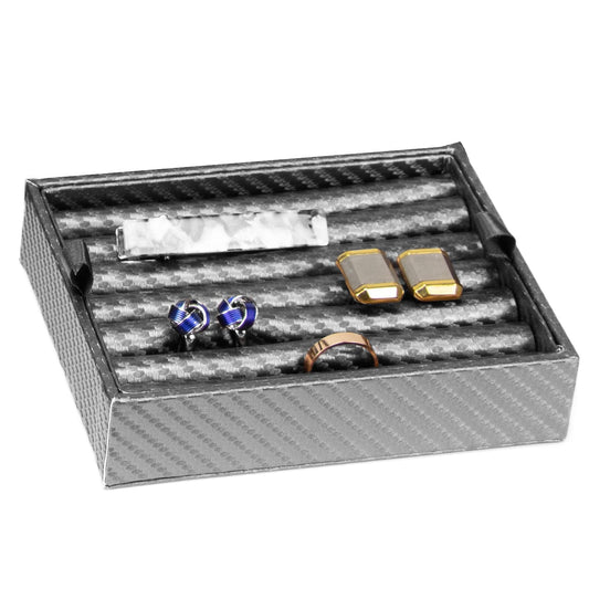 HOUNDSBAY Carbon Fiber Additional Cufflink/Jewelry Pillow Tray for the Yachtsman Watchbox & Valet
