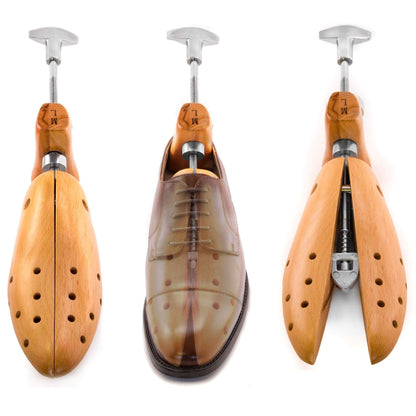 HOUNDSBAY Shoe Stretcher Bulldog - Heavy-Duty Wood & Metal 2-Way Premium Shoe Stretcher